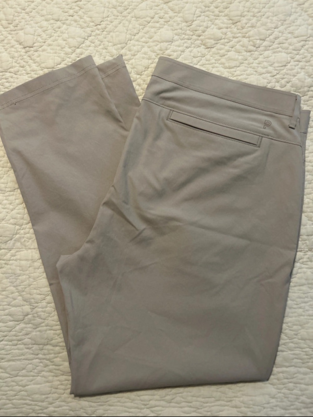 NOBULL Men's Taupe Performance Chinos